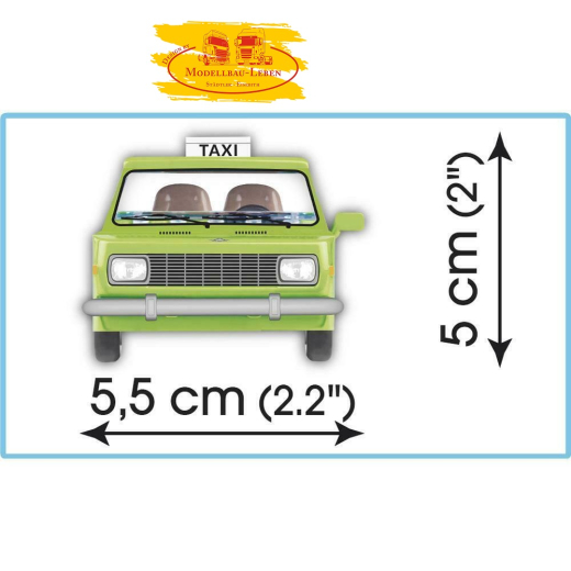 Cobi 24528 Wartburg 353W Taxi, grün 75 Teile 1:35