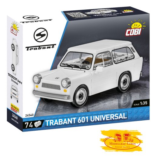 Cobi 24540 Trabant 601 Universal Lichtgrau Bausatz 74 Teile 1:35