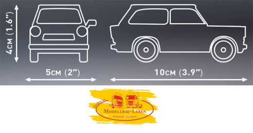 Cobi 24540 Trabant 601 Universal Lichtgrau Bausatz 74 Teile 1:35