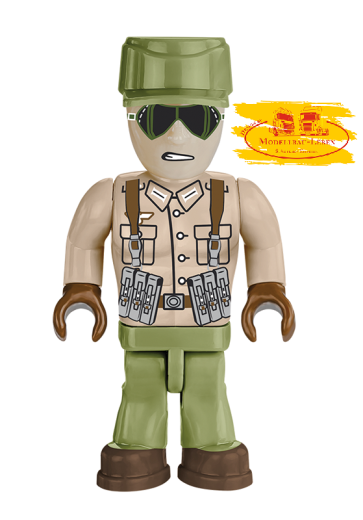 Cobi 2526 Small Army WWII Deutsches Sd.Kfz 250/3 (DAK), 426 Teile + 1 Figur