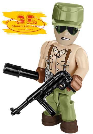 Cobi 2526 Small Army WWII Deutsches Sd.Kfz 250/3 (DAK), 426 Teile + 1 Figur