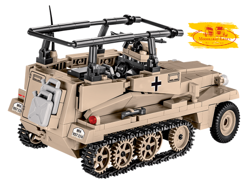 Cobi 2526 Small Army WWII Deutsches Sd.Kfz 250/3 (DAK), 426 Teile + 1 Figur