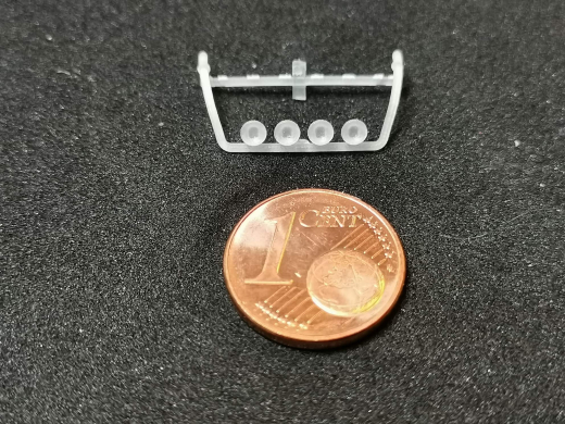 DD-160 - 3 D Druck Zubehör DAF Lampenbügel SSC 4er rund 1 Stk 1:87