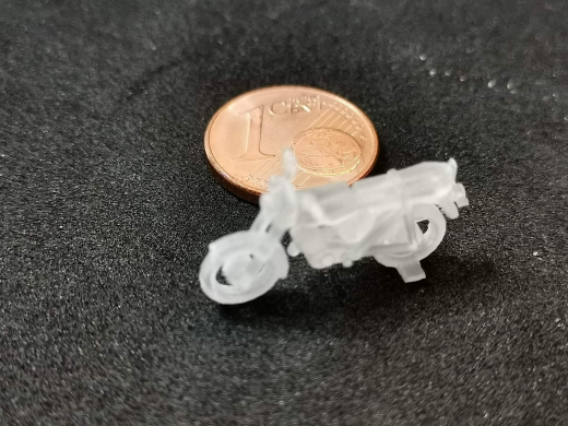 DD- SM 001 - 3D Druck Modell Motorrad Simson S 50 in 1:87