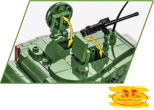 Cobi 2564 Historical Collection M26 Pershing T26E3 - Bausatz 904 Teile 1 Figur Maßstab 1:28