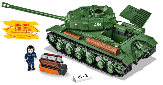 Cobi 2578 Historical Collection World War II IS-2 Schwerer Panzer 3in1 1051 Teile / 1 Figur