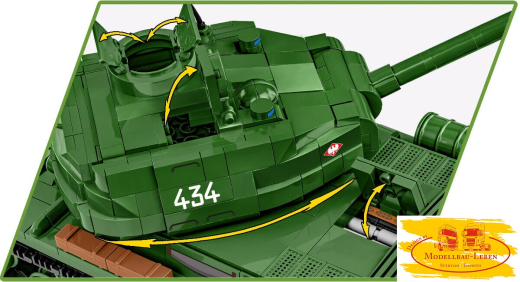 Cobi 2578 Historical Collection World War II IS-2 Schwerer Panzer 3in1 1051 Teile / 1 Figur