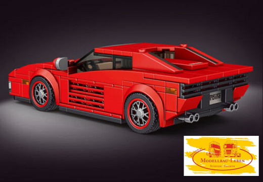 Mould King 27012 Sportwagen Testarossa Bausatz 316 Teile