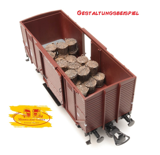 Artitec 28.119 Ladegut: Fischkörbe / Körbe (auch f/CHD) -1:87- Fertigmodell aus Resin, lackiert