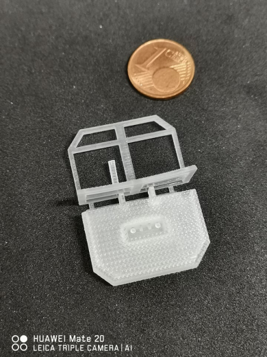 DD-192 - 3 D Druck Zubehör Krankiste Schmal Tränenblech - 1 Stk - 1:87