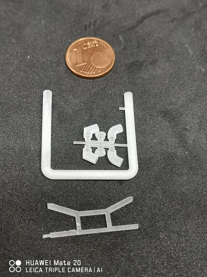 DD-195 - 3 D Druck Zubehör High Pippes 2,5 mm - 1 Stk - 1:87