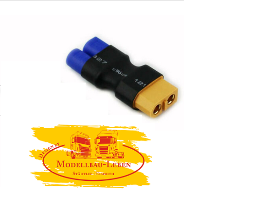 290622 - Adapter XT60 Buchse auf EC3 Stecker 1 Stück