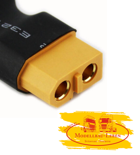 290622 - Adapter XT60 Buchse auf EC3 Stecker 1 Stück