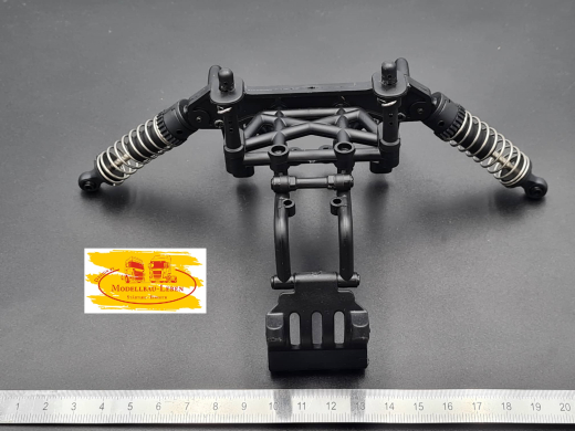 Carson 500404101.9 Ersatzteil für FD Destroyer Monster Truggy - Heck Aufnahme incl Dämpfer 1:12