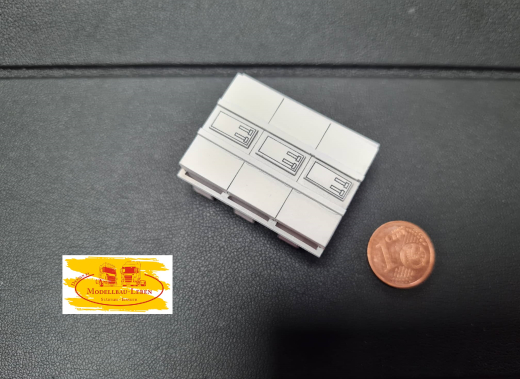 Z-0244.1 Lasercut Fisch Transportbehälter 36 x 29 x 17 mm 1 Stück 1:87