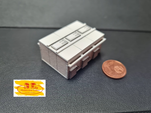 Z-0244.1 Lasercut Fisch Transportbehälter 36 x 29 x 17 mm 1 Stück 1:87