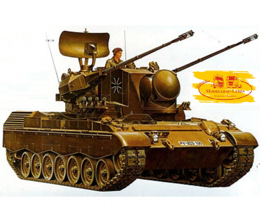Tamiya 300035099 - Deutscher Panzer BW Flak-Panzer Gepard Bausatz 1:35