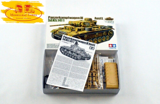 Tamiya 300035215 - Deutscher Panzer Kampfwagen III Ausf. L Bausatz 1:35