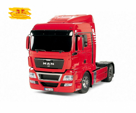 Tamiya 300056332 - 1:14 RC MAN TGX 18.540 Bausatz Rot metallic vorlackiert