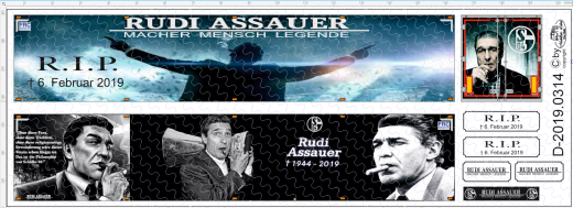 D-2019.0314 - Decalsatz Gedenksatz Rudi Assauer Auflieger - 1 Stk - 1:87