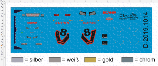 D-2019.1014 - Decalsatz Scania Kalli - 1 Satz - 1:87
