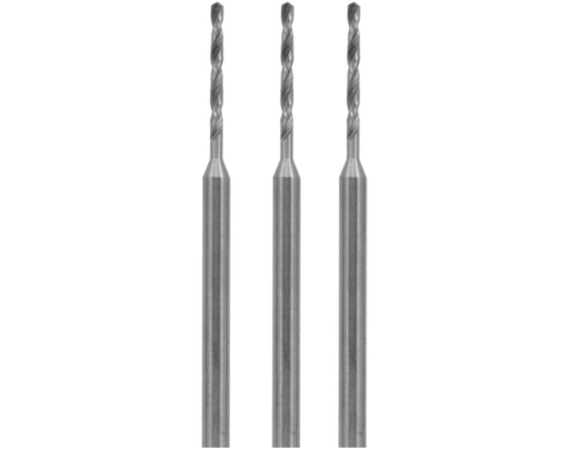 Donau HSX 09 Schaftbohrer 0,9 mm mit 3,2 mm Schaft 3 Stück / 1 Set