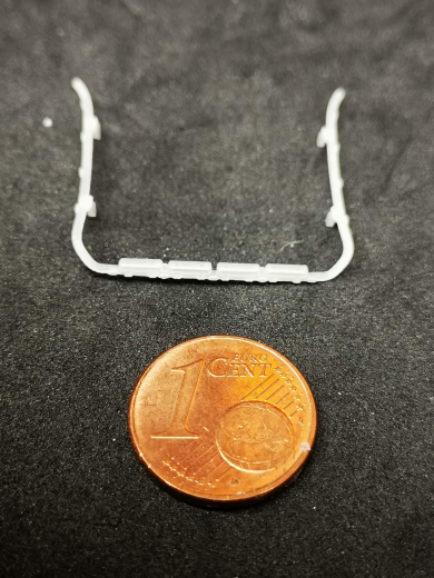 DD-248 - 3 D Druck Zubehör MAN Lampenbügel TGX 4er LED tief, Dachkompl.Posi in 1:87