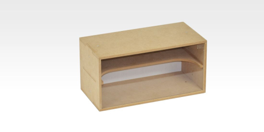Hz - OM09 Hobby Zone Modular Workshop System Organizer kleine Vitrine Showcase WIP-Modul 1 Stk