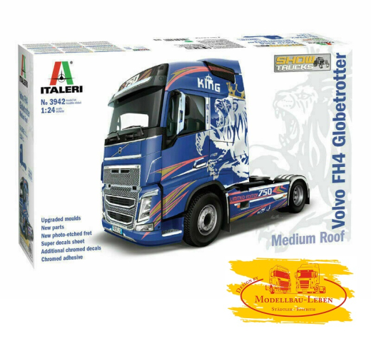Italeri 3942 1:24 Volvo FH4 Globetrotter / Medium Roof Bausatz