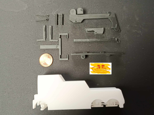 3D-552 - 3D Druck 4 achs Wrecker Aufbau in 1:87