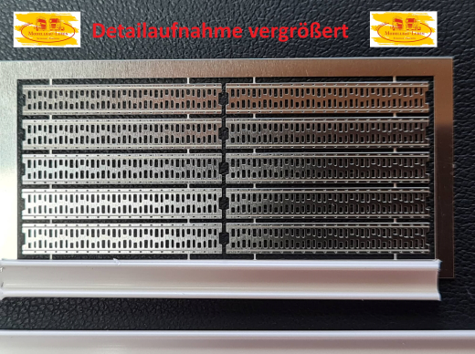 ML040.2022 ACO Schwerlast Ablaufrinnen Kastenrinne ca 24x 4 mm - 10 Stück incl Profilschine