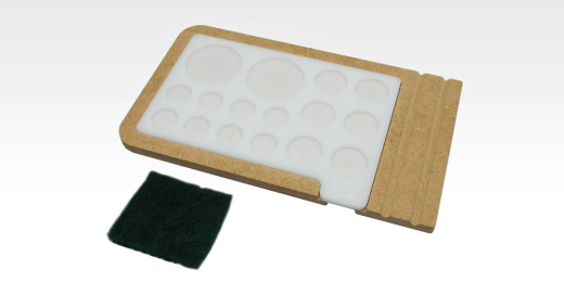 Hz - PM1 Hobby Zone Modular Workshop System Organizer - Acrylic Painting Palette - Farbmischpalette