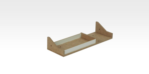 Hz - S3base Hobby Zone Modular Workshop System Organizer - Farbregal - Basismodul Unterbau