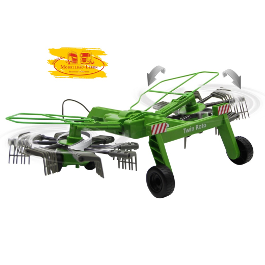 Jamara 412411 Schwader Twin Roto für RC-Traktor 1:16 mit Drehfunktion