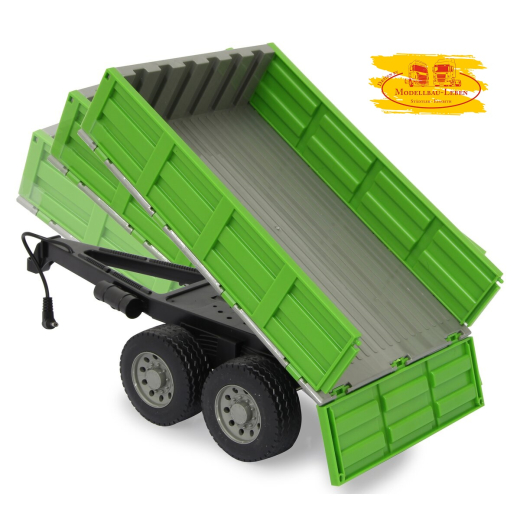 Jamara 412412 Kipper grün für RC-Traktor 1:16 mit Kippfunktion