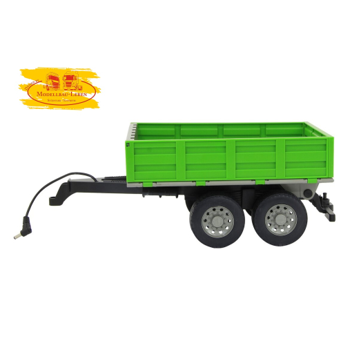 Jamara 412412 Kipper grün für RC-Traktor 1:16 mit Kippfunktion