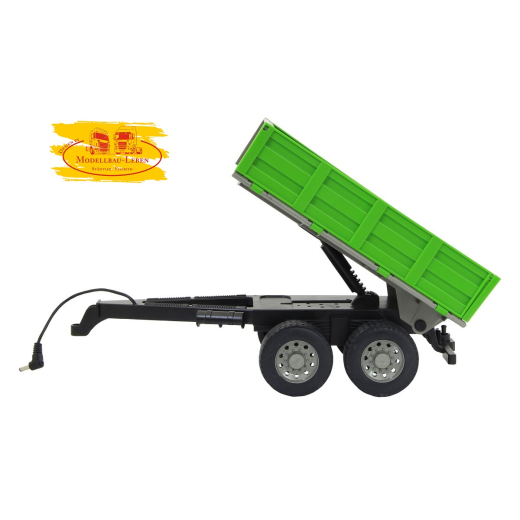 Jamara 412412 Kipper grün für RC-Traktor 1:16 mit Kippfunktion