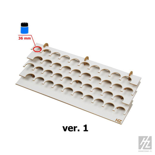 Hz - S1b Hobby Zone Modular Workshop System Organizer Farbständer gerade 40 x für 36 mm 1 Stk