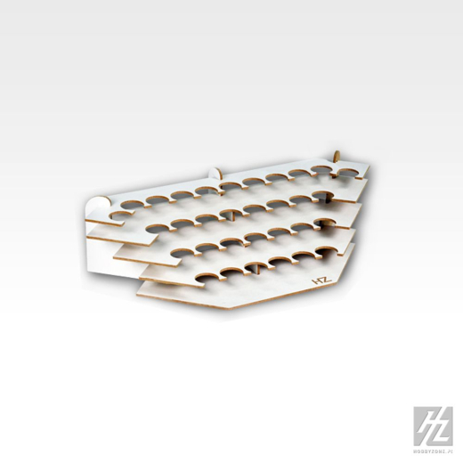 Hz - S1Ns Hobby Zone Modular Workshop System Organizer Eck-Farbständer 32 x für 26 mm 1 Stk