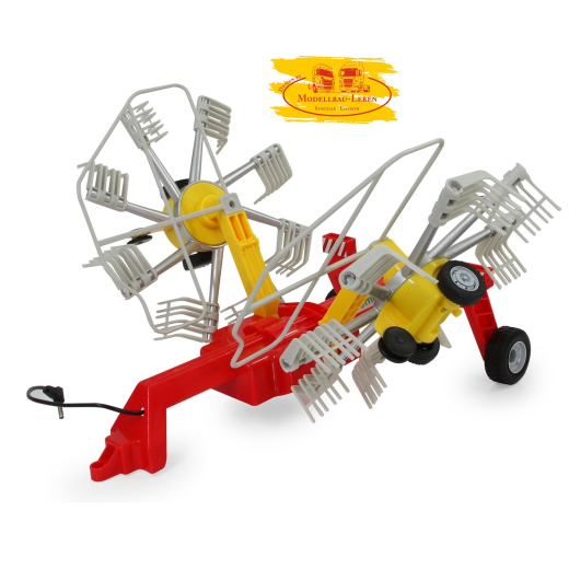 Jamara 413381 Schwader Pöttinger für RC-Traktor 1:16 mit Drehfunktion