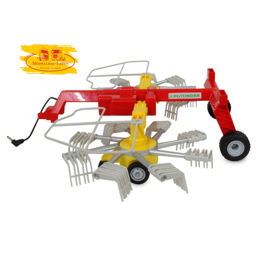 Jamara 413381 Schwader Pöttinger für RC-Traktor 1:16 mit Drehfunktion