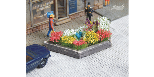 Juweela 28240 Pflanzkübel Schwellen groß 5 Stk. 1:87
