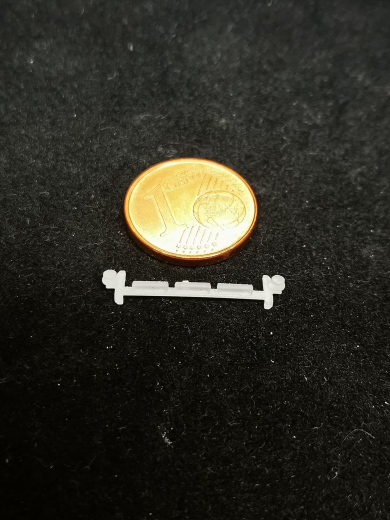 DD-282 - 3 D Druck Zubehör Volvo Lampenbügel Flachdach 3er LED Blitzer - 1:87