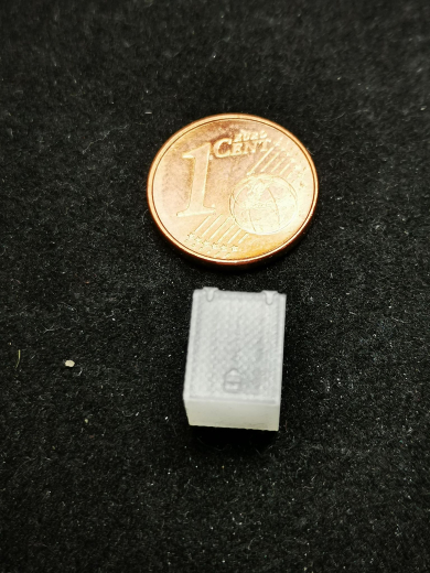 DD-306 - 3 D Druck Zubehör Staukiste universal Version 4 mit Riffelblech - 1:87 ( ca 80 x 100 x 75 m