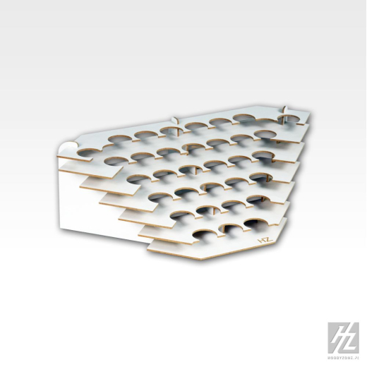 Hz - S2Nb Hobby Zone Modular Workshop System Organizer großer Eck-Farbständer 33 x für 36 mm 1 Stk