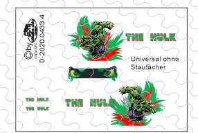 D-2020.0433.4 - Decalsatz THE HULK für Bergefahrzeug universal ohne Staufächer etc - 1:8