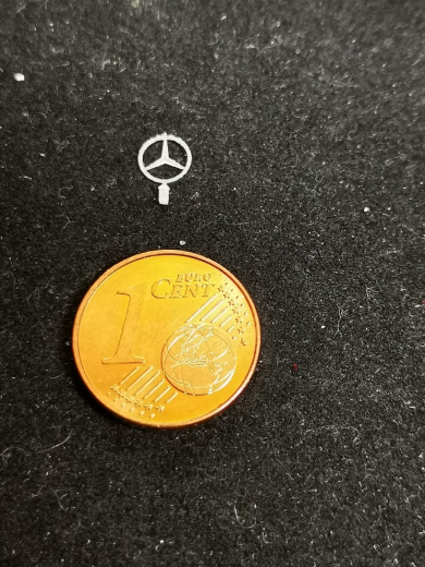 DD-328 - 3 D Druck Zubehör Mercedes Benz Stern - 1:43