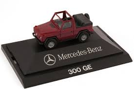 Herpa Mercedes-Benz 300 GE Cabrio almadinrot-metallic IAA 89 1:87