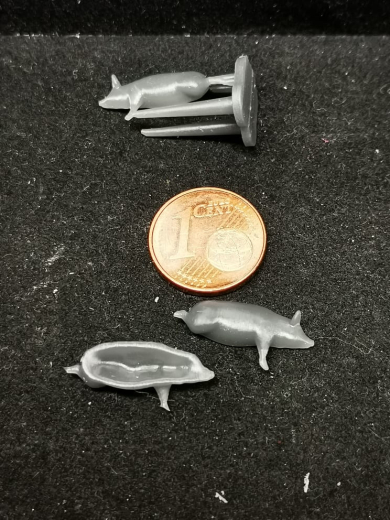 DD-333 - 3 D Druck Zubehör Schweinehälften Ladegut 2 Stück (1 Schwein halbiert) - 1:87