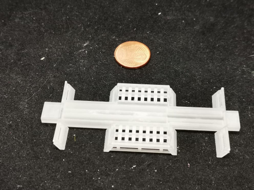 DD-338 - 3 D Druck Zubehör Semi-Teleskopeinleger Radlader Forst - 1:87